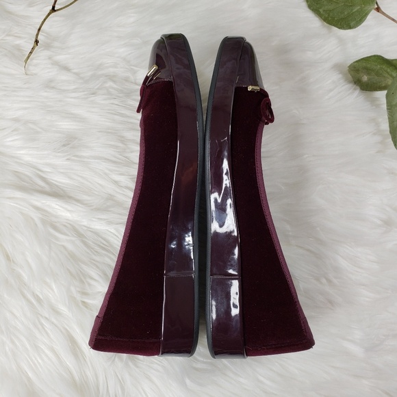 Isaac Mizrahi Live Purple Platform Flats - Picture 4 of 12